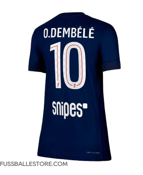 Günstige Paris Saint-Germain Ousmane Dembele #10 Heimtrikot Damen 2025-26 Kurzarm Günstige Paris Saint-Germain Ousmane Dembele #10 Heimtrikot Damen 2025-26 Kurzarm